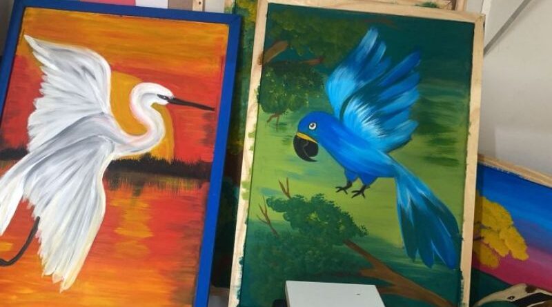 Exposição destacará arte de crianças com deficiência em exposição de telas no Bioparque Pantanal