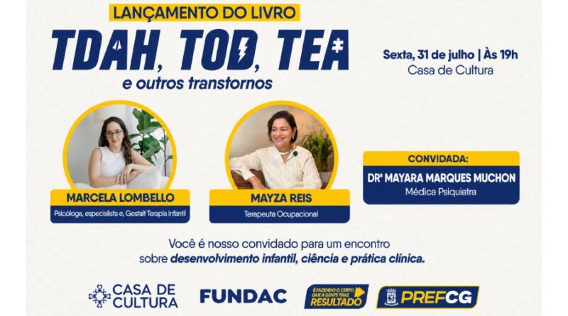 Saúde infantil: livro sobre TDAH e autismo é lançado hoje